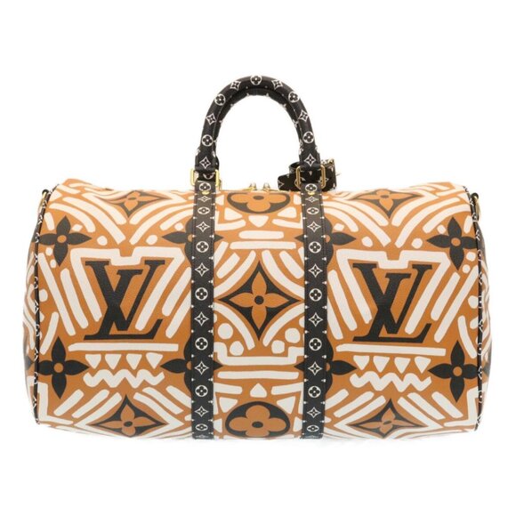 LOUIS VUITTON LV Crafty Keepall Bandouliere 45 Boston Caramel - Picture 3 of 16